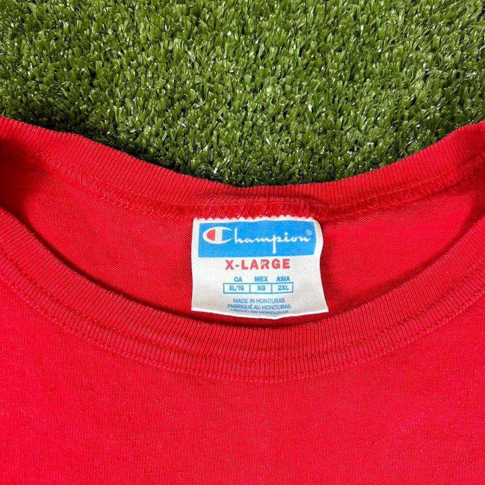 Champion Men's Red T-shirt - Picture 4 of 7